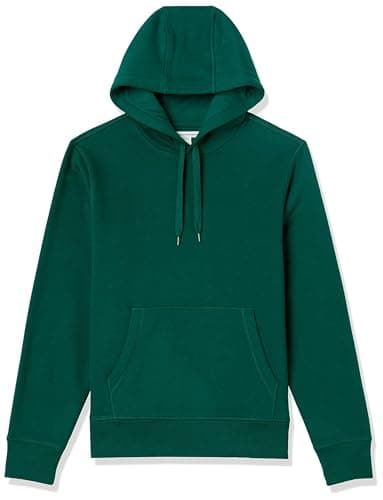 Image of Amazon Essentials Men's Pullover Sweatshirt Hoodie (Available in Big & Tall), Forest Green, XS