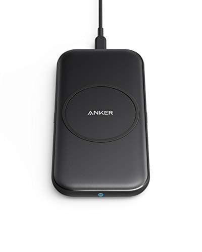 Image of Anker Wireless Charger, PowerWave Base Pad, Qi-Certified, 7.5W for iPhone 11, 11 Pro, 11 Pro Max, X, Xs, Xr, Xs Max, 8, 8 Plus, 10W for Galaxy S20 S10, S9, S8, Note 10 Note 9 (No AC Adapter)