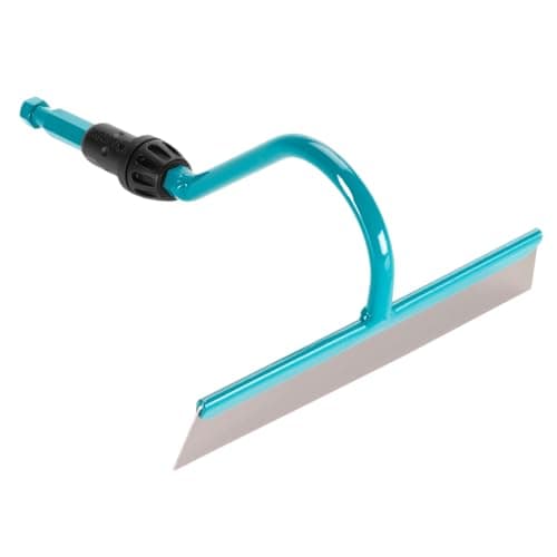 Image of Gardena combisystem root-crop hoe: Unkrautstecher for weeding and hoeing, 18 cm working width, from high-quality steel, stainless steel sheet, suitable for all combisystem handles (3190-20)