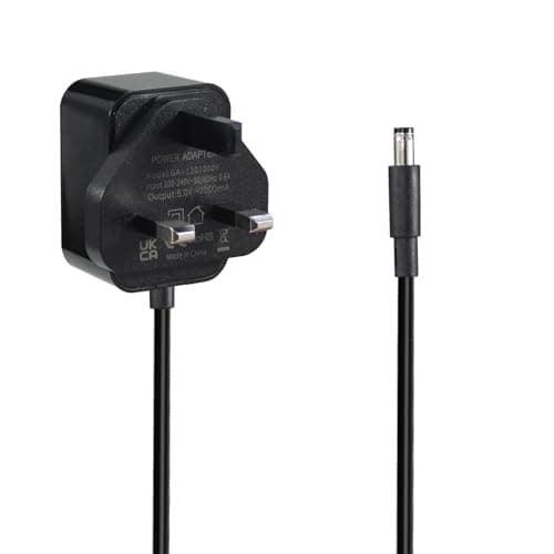 Image of 5V 2A Power Supply, Universal AC 100-240V to DC 5Volt 2Amp,10W Adapter Charger 5 Volt 2000Ma UK Plug fit for Android TV Box,LED Strip Lights, Electronic Devices, Router, DC Connector Jack 5.5mmx2.5mm