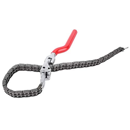 Image of Yuecoom Chain Type Oil Filter Wrench Spanner Ergonomic Auto Car Repairing Tool Heavy-Duty Chain Wrench Suitable for Easy Auto Repair and Canister Filters