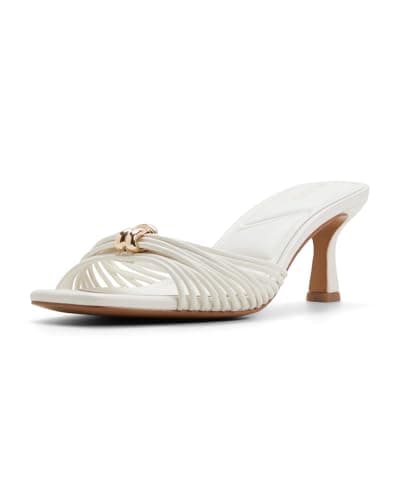 Image of ALDO Women's Arianne Heeled Sandal, White, 6