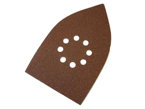 Image of Faithfull AOMULTIC Coarse Multi-Sander Sheets Hook and Loop - Red (Pack of 5)