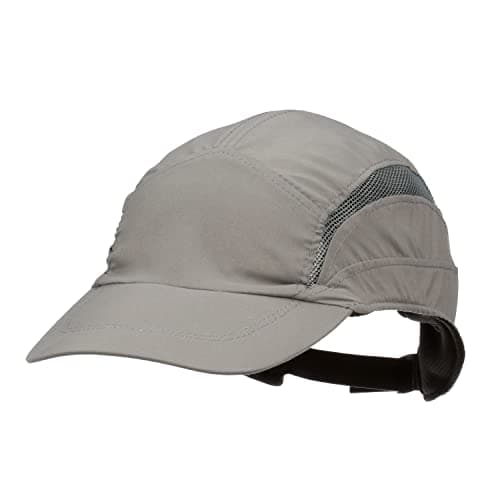 Image of 3M First Base 3 Bump Cap 2030605, Classic, Grey, Standard Peak, 70mm