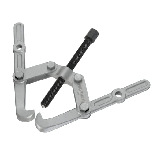 Image of WIESEMANN 1893 Universal Gear Puller 2-Armed 140 x 145mm 2-in-1 Internal and External Extractor from I CV Chrome-Plated Steel I 80584