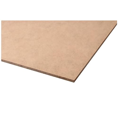 Image of Hardboard Sheet 3mm x 1220mm x 2440mm Smooth Panel Board for DIY Projects, Furniture Backing and Floor Covering