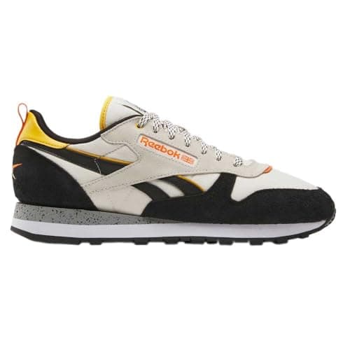 Image of Reebok Classic Leather Alabaster/Black/FIERCEGOLD Unisex Running Shoes