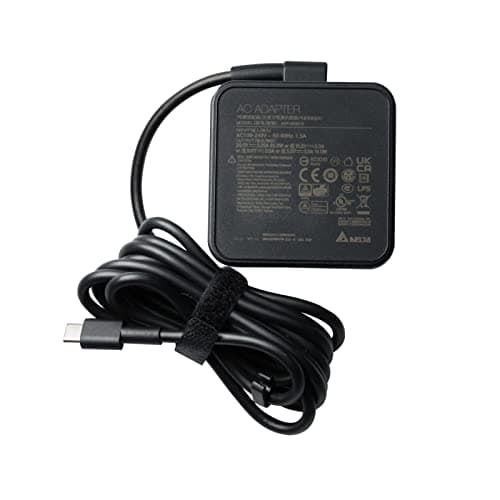 Image of Genuine Delta 65W USB C Charger for LG Gram 14" 15" 16" 17" Laptop 14Z90P 14Z90Q 14Z95P 15Z90P 15Z90Q 16Z90P 16Z90Q 7Z90P 17Z90Q 17U70P 17Z90P-N.APB7U1 Gram 16Z90P-N.APS5U1 TYPE C Power Adapter