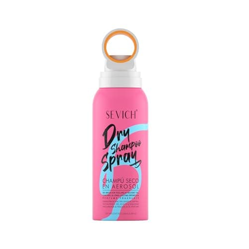 Image of SEVICH Dry Shampoo Spray - Oil-Absorbing Fluffy Wash Free, Ten 0.2mm Atomization Holes,Natural Ingredient Extract,Without Residue for Men and Women, 100ml (Blue ribbon) Aromatic-True self blooms