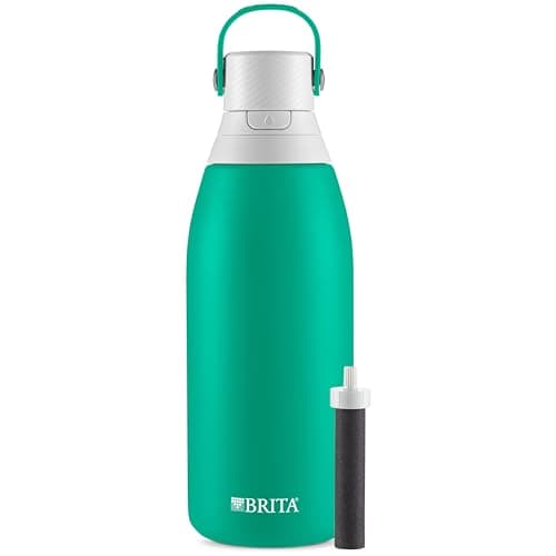 Image of Brita Stainless Steel Insulated Water Bottle with Filter, 32 oz