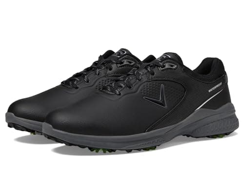 Image of Callaway Men's Solana TRX V3 Golf Shoe, Black/Grey, 9 UK