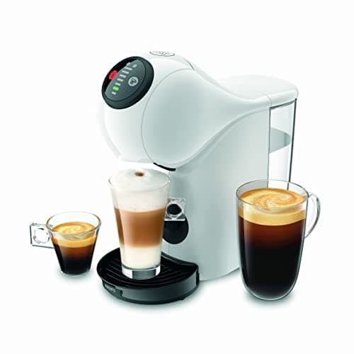 Image of NESCAFE Dolce Gusto Genio S Basic by Krups, Compact Capsule Coffee Maker, 15 bar Pressure, 0.8 Litre Capacity, Eco-Mode, Automatic Descaling Alert, White, KP2431