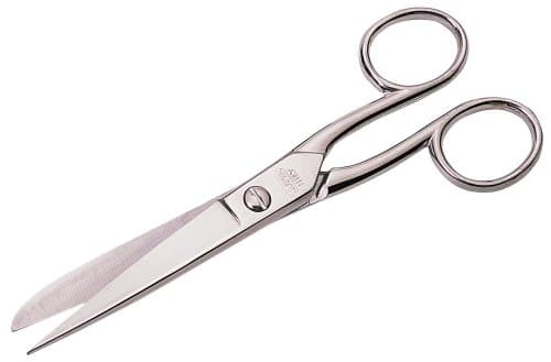 Image of Draper 14130 Household Scissors, 155mm, 24.2cm x 9.4cm x 1cm, Chrome