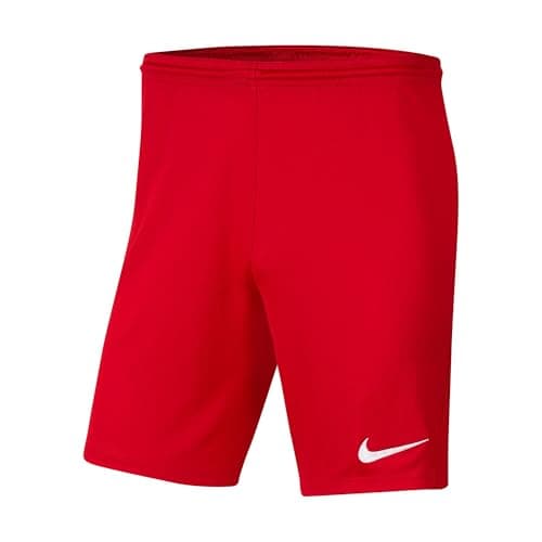 Image of NIKE Boys Dri-fit Park 3 Shorts, University Red/White, L EU