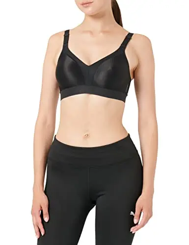 Image of Triumph Women's Triaction Wellness N Sports Bra, Black (Black 0004), 40DD (Manufacturer size: 90)