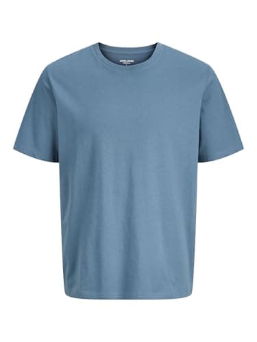 Image of JACK & JONES Jjeorganic Basic Tee SS O-Neck Noos, Blue Mirage, M