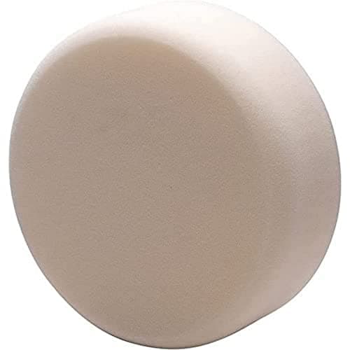 Image of Draper 150mm Polishing Sponge Firm Hook and Loop White 15cm 6 Inch 01795