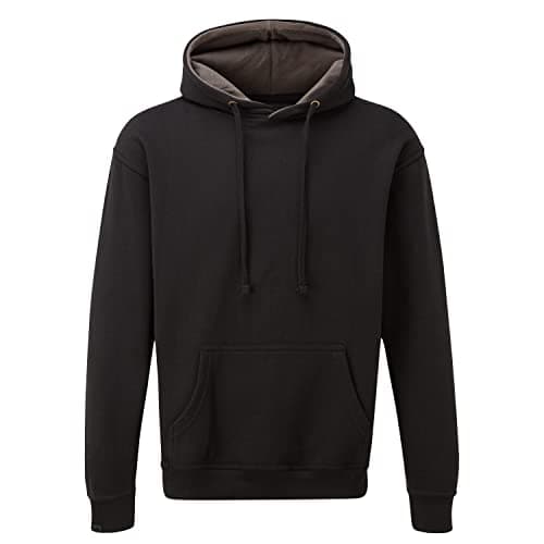 Image of TuffStuff - Hendon Hoodie - Size XL, Black - 50% Cotton, 50% Polyester - Featuring a Jersey Knit, Lined Hood & Front Pouch Pocket - Reactive Dyed - Easy Care - Comfortable Work Hoodies for Men