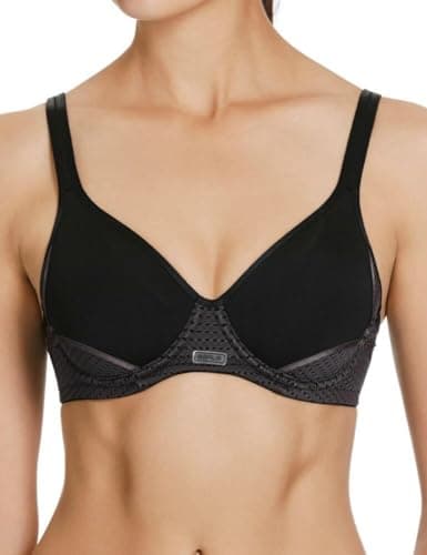 Image of Berlei Women's Electrify Mesh Padded Underwired Bra. Everyday Bras, Black, 38C UK