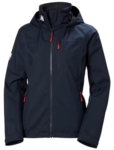 Image of Helly Hansen Women's W Crew Hooded Jacket 2.0, Navy, S