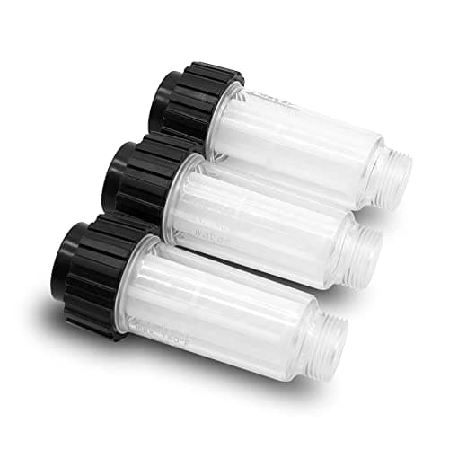 Image of Water Filter Including Filter Insert (5.731-050.0) for All Karcher Pressure washers with 3/4 inch Water Connection Like Karcher K2-K7 Compatible with 4.730-059.0 Pressure Washers -1 Pack (3 Pcs)