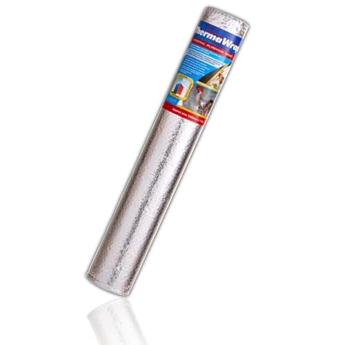 Image of Thermawrap Bubble Insulation Roll 1200mm x 7.5m – Double Foil Reflective, Multi-Purpose Thermal Barrier for Loft, Walls, Roof, Greenhouse, Pipe & Shed – Easy Install, Energy Saving, Moisture Resistant
