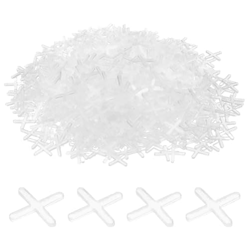 Image of sourcing map 500pcs Tile Spacers 2.5mm Hard Plastic Cross Tiles Leveler Spacer Installation Ceramic Spacing Clips for Wall Floor