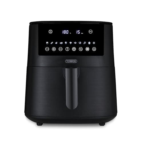 Image of Tower T17149 Vortx 7.2L Digital Air Fryer with 11 Cooking Presets, 60 Minute Timer, 1650W, Black