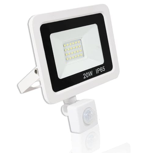Image of LOWENERGIE LED FloodLight Waterproof IP65 (20w PIR, White)