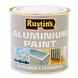 Image of Rustins Quick Dry Aluminium Paint 250ml