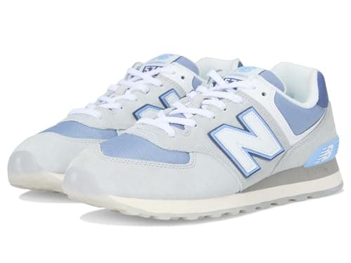 Image of New Balance Unisex-Adult 574 V2 Sneaker, Pearl Grey/Nb White, 12.5 Women/11 Men