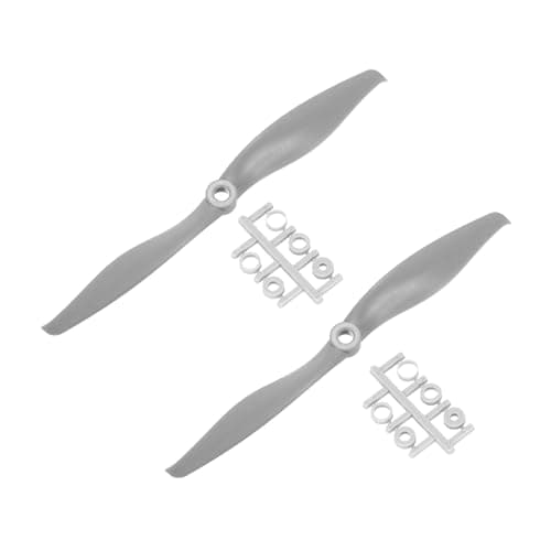 Image of sourcing map 2Pcs 7x6 Inch Propeller RC Propellers 2-Vane Blades Props Gray with Adapter Rings for RC Airplane Aircraft Prop Replacement