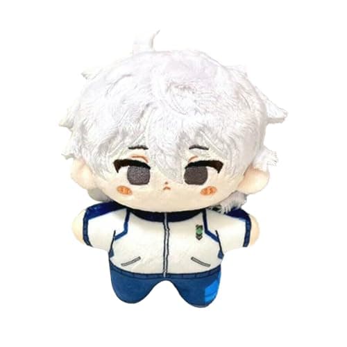 Image of Xinchangda BLUE LOCK Keychain Seishiro Nagi Chigiri Hyoma Plush Keychain 12cm Anime Keychain Pendant Cute Keychain for Backpack Collectible Gifts for Fans