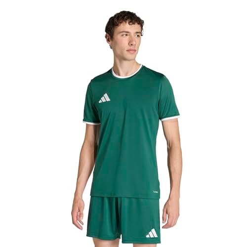 Image of adidas Men's Entrada26 Jersey, Team Dark Green/White, 3XL