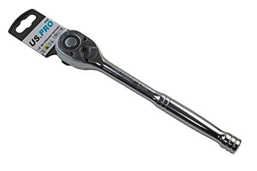 Image of US PRO 1/2 Dr Quick Release Straight Ratchet 4158