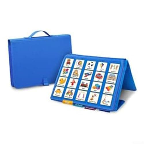 Image of Visual Communication Book for Autism and Speech Therapy, AAC Device Alternative with PECS Picture Cards to Boost Social Skills and Daily Routines, Portable Oxford