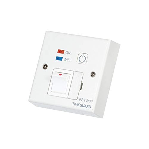 Image of Timeguard Wi-Fi Controlled Fused Spur Timeswitch Wall Socket | FSTWIFI, White