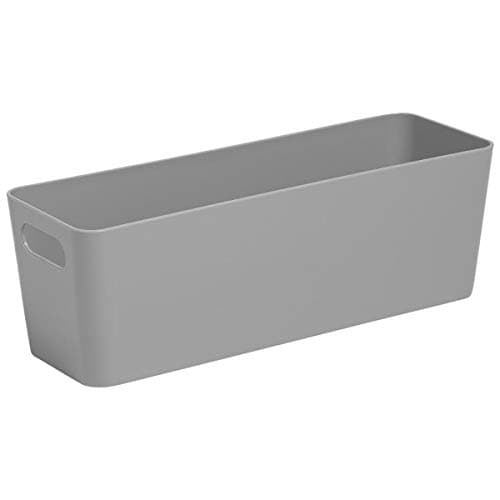 Image of Wham 7.01 Rectangular 30cm Home Studio Storage Basket (Grey)
