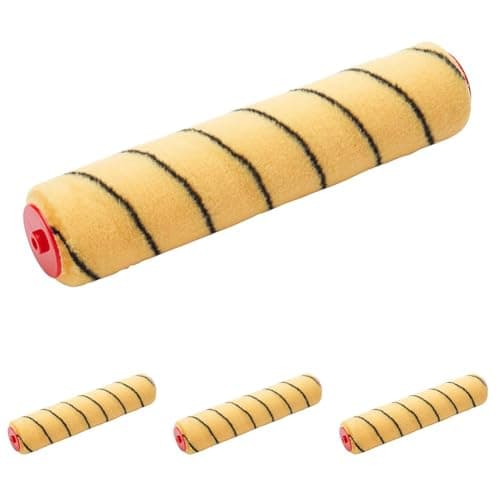 Image of ProDec 12 inch x 1.75" Medium Pile Woven Trade Professional Double Arm Paint Roller for Fast Coverage Painting with Emulsion and Masonry Paints on Interior and Exterior Walls and Ceilings, 12"