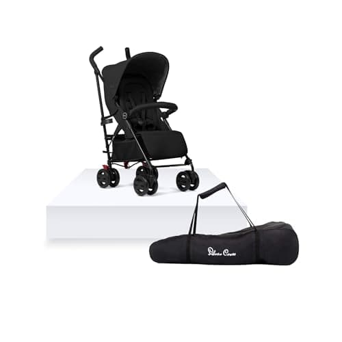 Image of Silver Cross - Pop 2 Pushchair & Travel Bag - Foldable Travel Stroller - Adjustable Seat - Newborn to 4 Years - Space