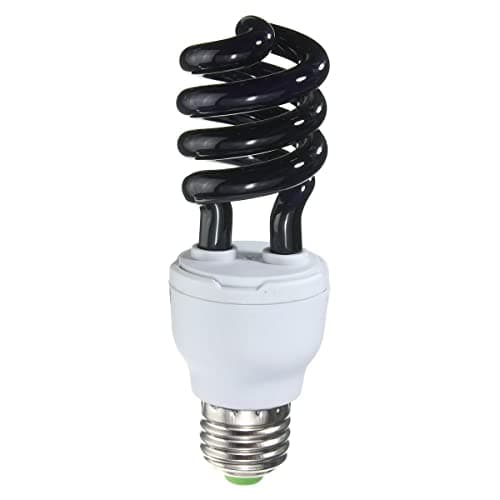 Image of MASUNN Uv Ultraviolet Spiral Low Energy Saving Cfl Light Bulb E27 Screw Black Light Bulb - 15W