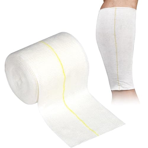 Image of Tubular 2 Way Stretch Bandages 10.75cm x5m Washable Elastic Sport Bandage Support for Dressing Retention Wet Dry Wrapping