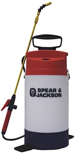 Image of Spear & Jackson 5LPAPSWOOD Pump Action Pressure Sprayer Stain, 5 Litre / 1.3 Gallon (Wood), White