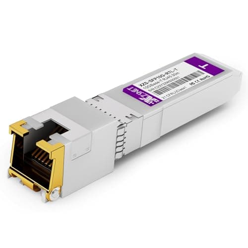 Image of 10GBASE-T SFP+ to RJ45 Transceiver, 1/2.5/5/10G Copper SFP+ to Ethernet Module Compatible with Cisco SFP-10G-T-S, Ubiquiti UniFi UF-RJ45-10G, Mikrotik S+RJ10, Meraki , Netgear and More, 1 Pack