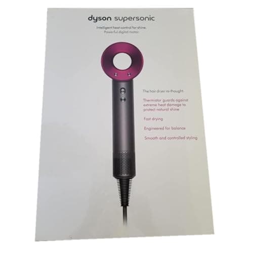 Image of Dyson Supersonic Hair Dryer, Iron/Fuchsia, 5 Styling Attachments