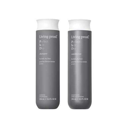 Image of Living Proof Perfect Hair Day Shampoo & Conditioner Bundle – Silicone-Free, Sulphate-Free Haircare Duo for Smooth, Shiny Hair, Colour-Safe, Suitable for All Hair Types