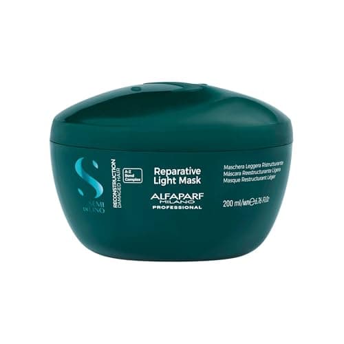 Image of Alfaparf Milano Semi di Lino Reconstruction Reparative Light Mask 200ml - maschera ristrutturante capelli fini