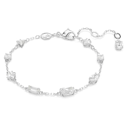 Image of Swarovski Mesmera Bracelet, White Crystals in a Rhodium Plated Setting, from the Mesmera Collection