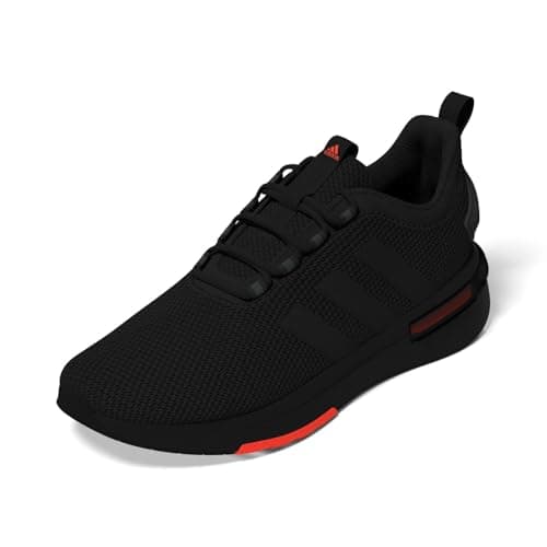 Image of adidas Men's Racer TR23 Sneaker, Black/Black/Solar Red, 9 UK