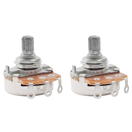 Image of Musiclily Metric Full Size 15mm Split Shaft Pots B250K Guitar Potentiometers (2 Pieces)